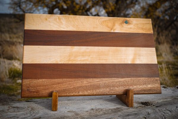 DSC00485 Maple and Exotic Wood Cutting Board