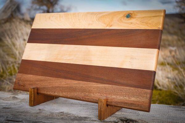 DSC00487 Maple and Exotic Wood Cutting Board