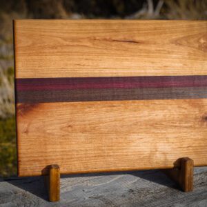 Maple, Purple heart and Ironwood Board
