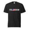 unisex-garment-dyed-heavyweight-t-shirt-black-front-6a147c10a371d.jpg Unisex Freedom Shirt- White Letters