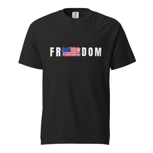 Unisex Freedom Shirt- White Letters