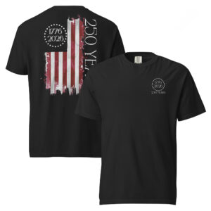 Unisex 250 Years Flag T-shirt