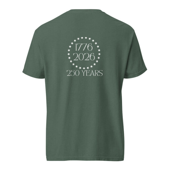 unisex-garment-dyed-heavyweight-t-shirt-blue-spruce-back-6a147c10b05db.jpg Unisex Freedom Shirt- White Letters