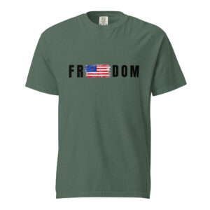 Unisex Freedom Shirt- Black Letters