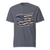 Unisex She May Be Tattered Flag- White Letters