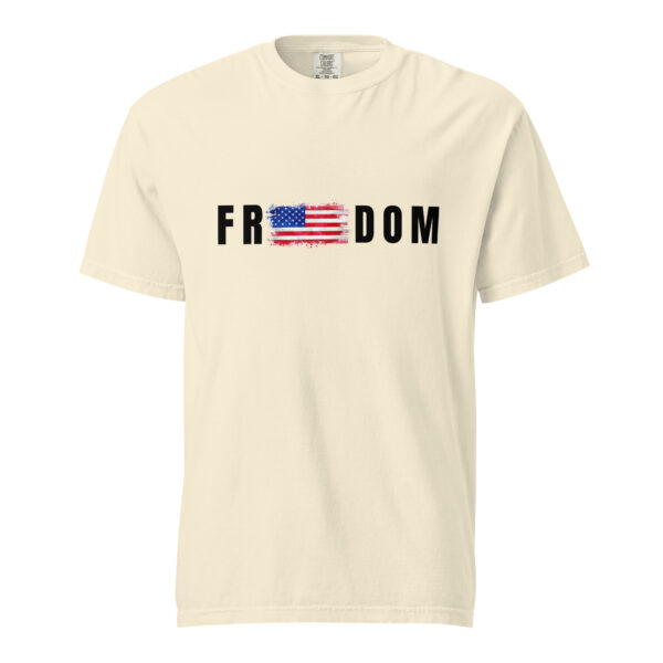 Unisex Freedom Shirt- Black Letters