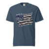 Unisex She May Be Tattered Flag- White Letters