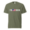 unisex-garment-dyed-heavyweight-t-shirt-moss-front-6a147c10b1d74.jpg Unisex Freedom Shirt- White Letters