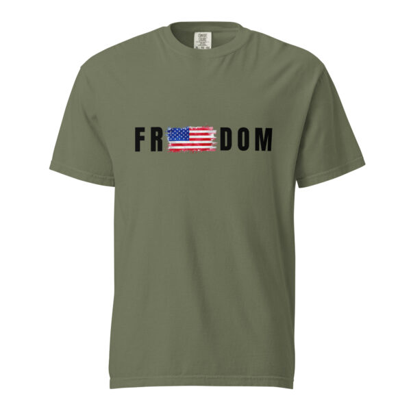 Unisex Freedom Shirt- Black Letters