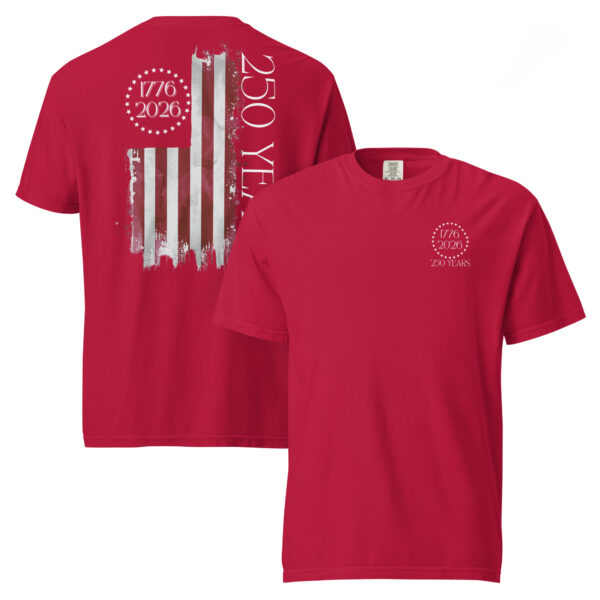 Unisex 250 Years Flag T-shirt