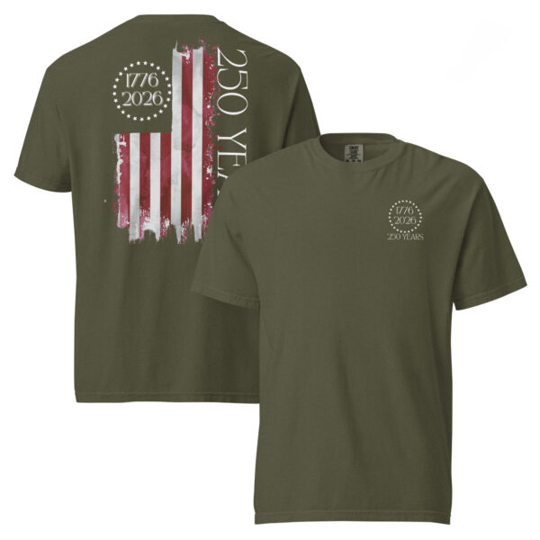 Unisex 250 Years Flag T-shirt