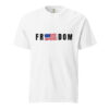 Unisex Freedom Shirt- Black Letters